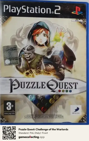 Puzzle Quest: Challenge of the Warlords PlayStation 2, Italy box front