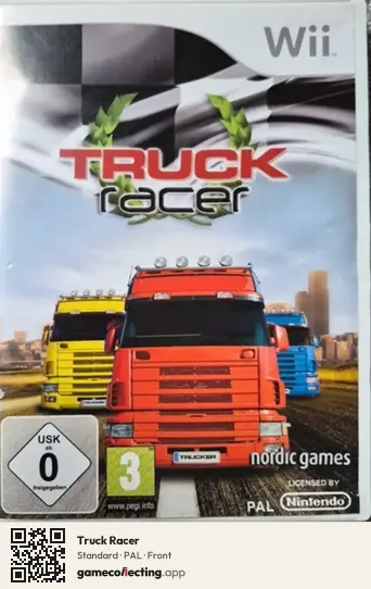 Truck Racer Nintendo Wii, PAL box front