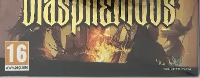Blasphemous, the PEGI square on its front