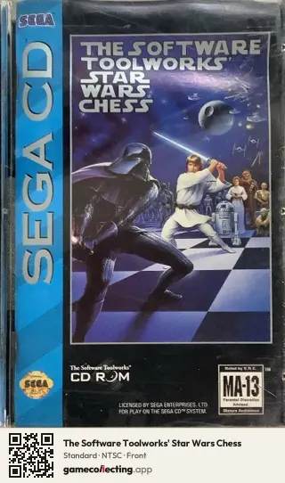 The Software Toolworks' Star Wars Chess Sega Mega-CD / Sega CD, NTSC box front