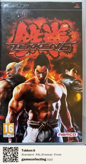 Tekken 6 PlayStation Portable, France box front