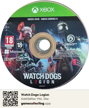 Watch Dogs: Legion Xbox One, PAL disc