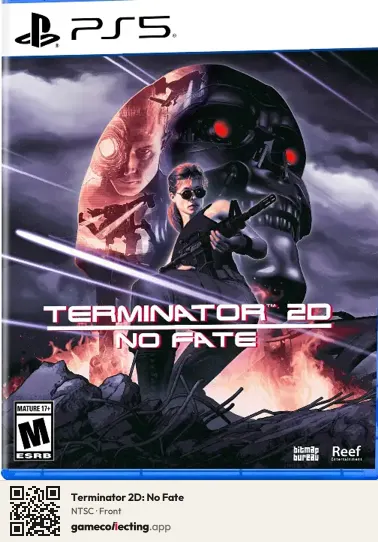 Terminator 2D: No Fate PlayStation 5, NTSC box front