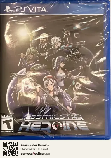 Cosmic Star Heroine PlayStation Vita, NTSC box front