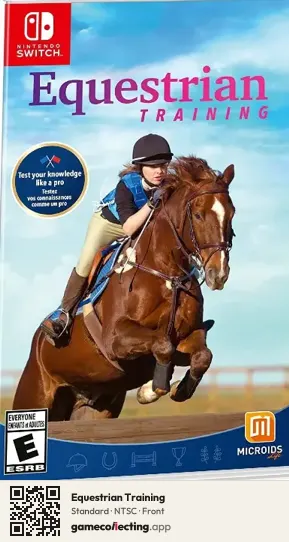 Equestrian Training Nintendo Switch, NTSC box front