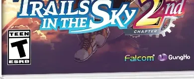 Trails in the Sky 2nd Chapter, the ESRB box on its front