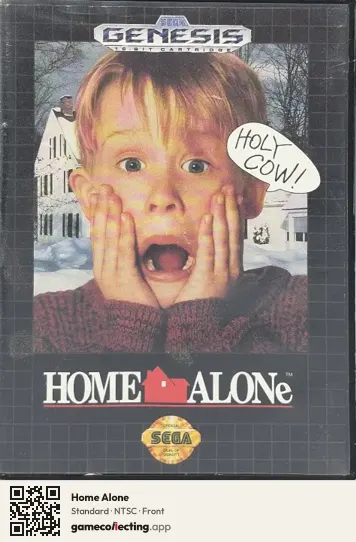 Home Alone Sega Mega Drive / Genesis, NTSC box front