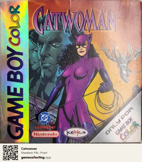 Catwoman Game Boy Color, PAL box front