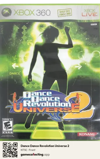 Dance Dance Revolution Universe 2 Xbox 360, NTSC box front