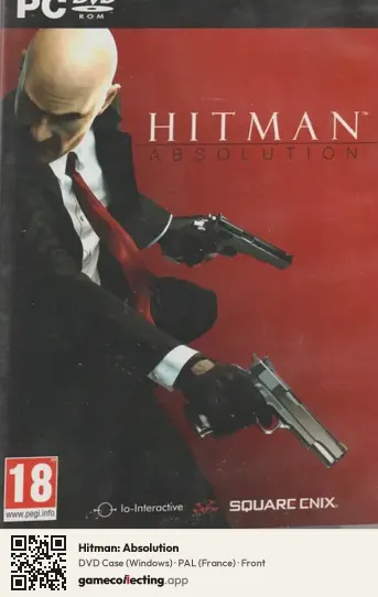 Hitman: Absolution Computer, France box front