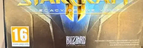 StarCraft II: Legacy of the Void, the PEGI square on its front