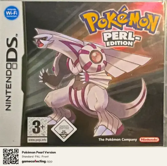 Pokémon Pearl Version Nintendo DS, PAL box front