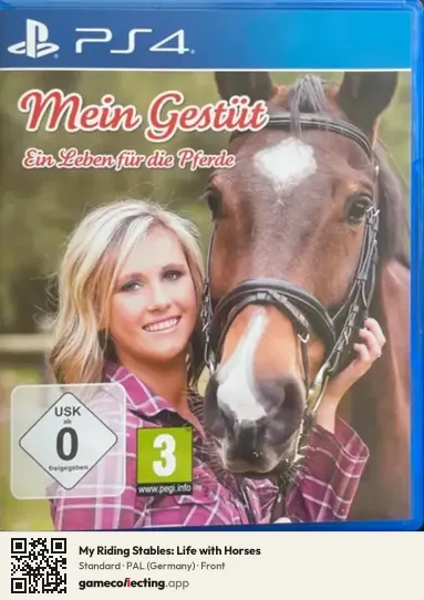 My Riding Stables: Life with Horses PlayStation 4, Germany box front