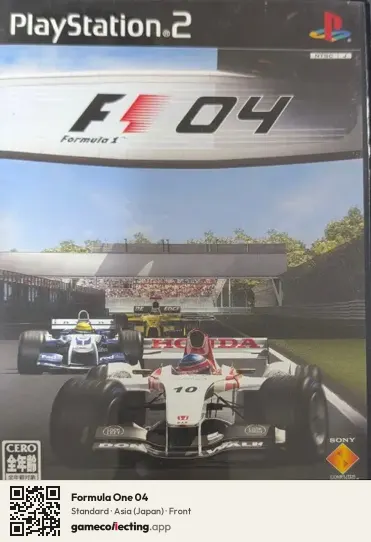 Formula One 04 PlayStation 2, Asia box front