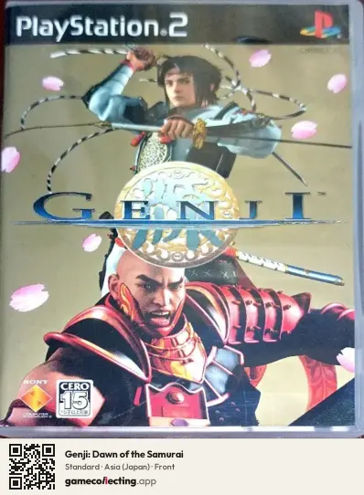 Genji: Dawn of the Samurai PlayStation 2, Asia box front