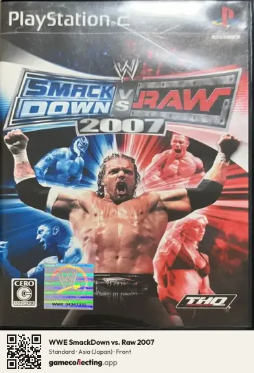 WWE SmackDown vs. Raw 2007 PlayStation 2, Asia box front