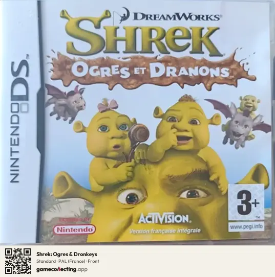 Shrek: Ogres & Dronkeys Nintendo DS, France box front