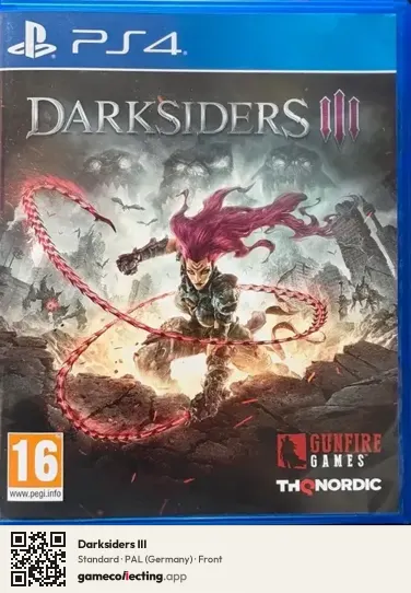Darksiders III PlayStation 4, Germany box front