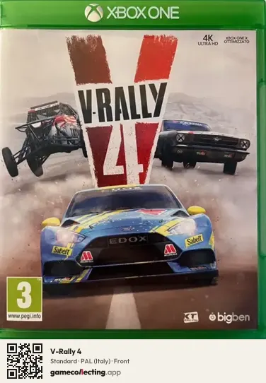 V-Rally 4 Xbox One, Italy box front