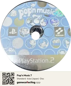 Pop'n Music 7 PlayStation 2, Asia disc