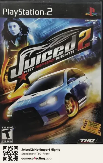 Juiced 2: Hot Import Nights PlayStation 2, NTSC box front