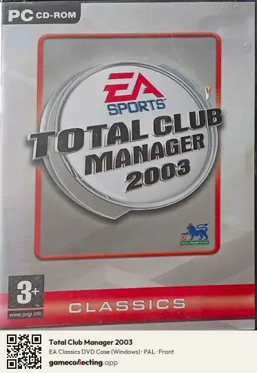 Total Club Manager 2003 Computer, PAL box front