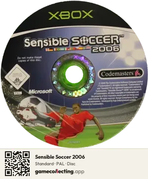 Sensible Soccer 2006 Xbox, PAL disc