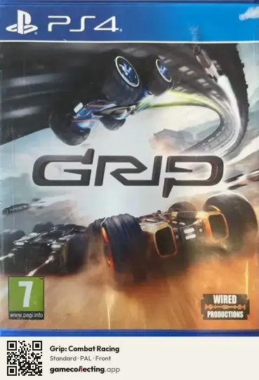 Grip: Combat Racing PlayStation 4, PAL box front