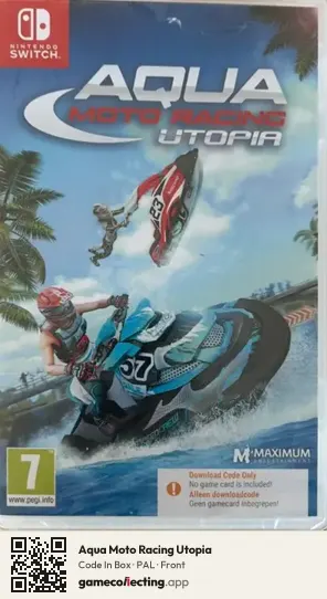 Aqua Moto Racing Utopia Nintendo Switch, PAL box front