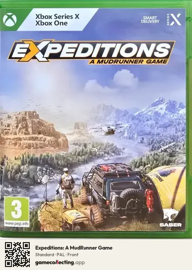 Expeditions: A MudRunner Game Xbox Series X, PAL box front
