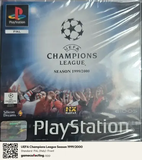 UEFA Champions League Season 1999/2000 PlayStation, Italy box front