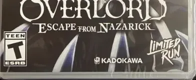 Overlord: Escape from Nazarick, the ESRB box on its front