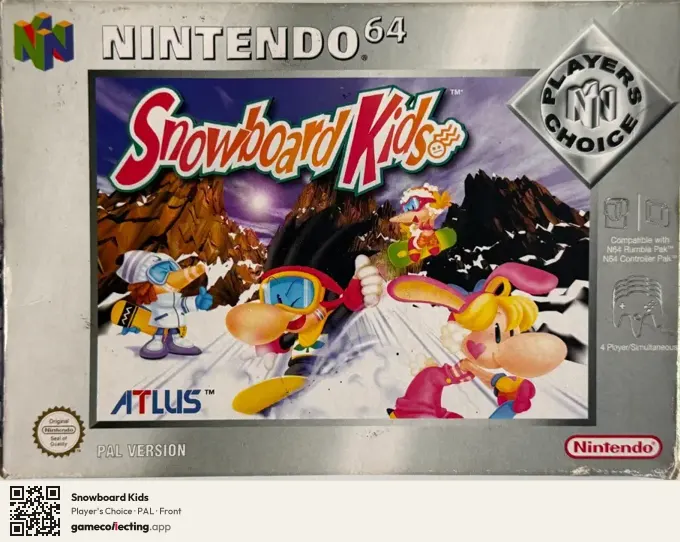 Snowboard Kids Nintendo 64, PAL box front