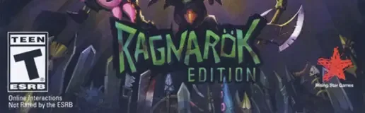 Zombie Vikings, the ESRB box on its front