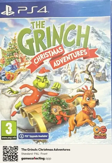 The Grinch: Christmas Adventures PlayStation 4, PAL box front