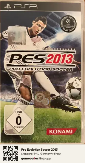 Pro Evolution Soccer 2013 PlayStation Portable, Germany box front
