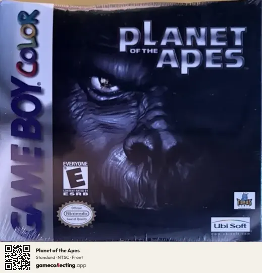 Planet of the Apes Game Boy Color, NTSC box front