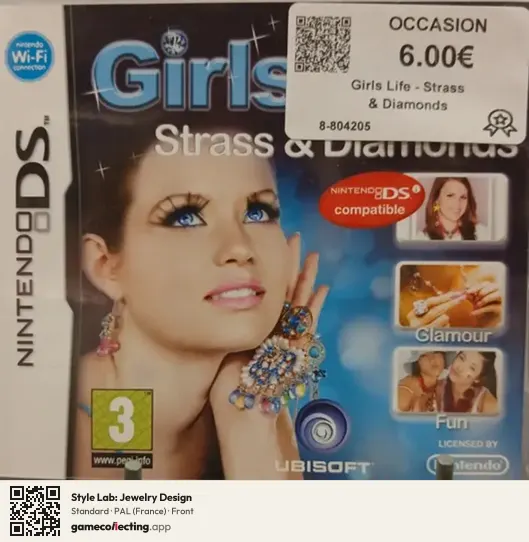 Style Lab: Jewelry Design Nintendo DS, France box front