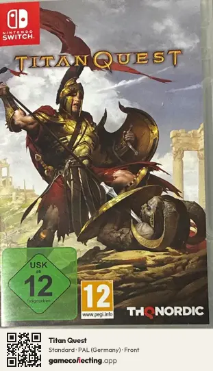 Titan Quest Nintendo Switch, Germany box front