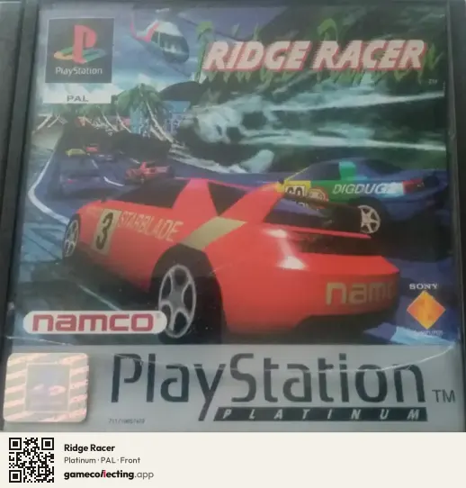 Ridge Racer PlayStation, PAL box front