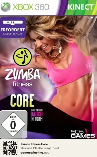 Zumba Fitness Core Xbox 360, Germany box front