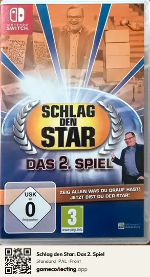 Schlag den Star: Das 2. Spiel Nintendo Switch, PAL box front