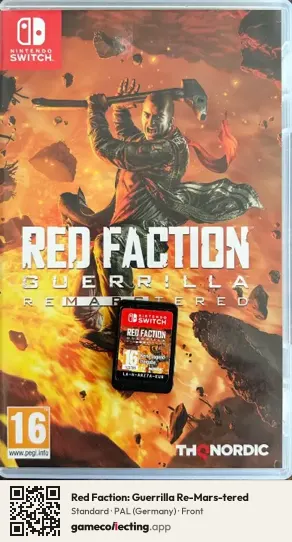Red Faction: Guerrilla Re-Mars-tered Nintendo Switch, Germany box front