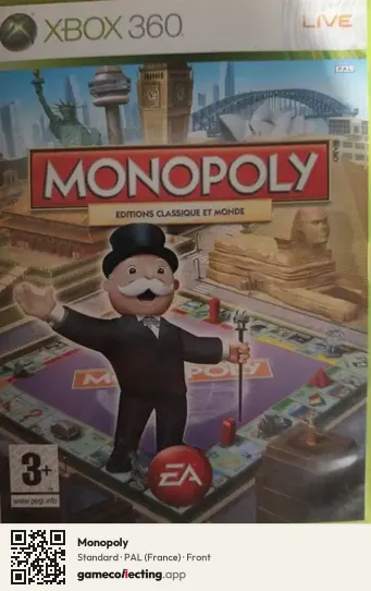 Monopoly Xbox 360, France box front