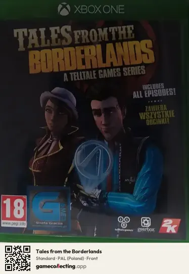 Tales from the Borderlands Xbox One, Poland box front