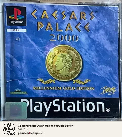Caesars Palace 2000: Millennium Gold Edition PlayStation, PAL box front