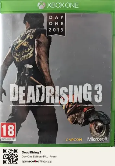 Dead Rising 3 Xbox One, PAL box front