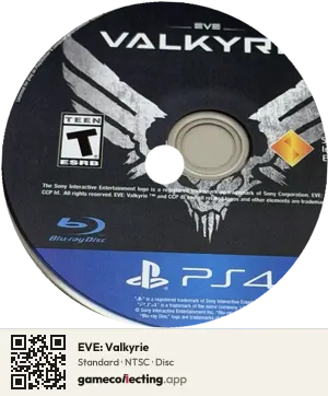 EVE: Valkyrie PlayStation 4, NTSC disc