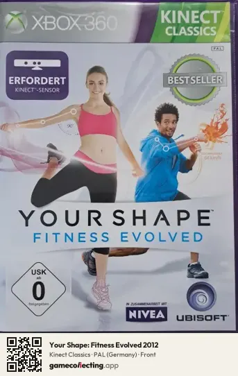 Your Shape: Fitness Evolved 2012 Xbox 360, Germany box front