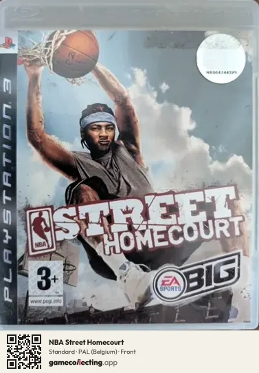 NBA Street Homecourt PlayStation 3, Belgium box front